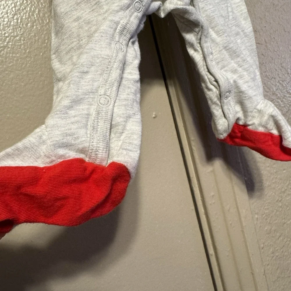 Okie‎ Dokie 6 Mos Baby Christmas Pjs Reindeer Christmas Lights Footies